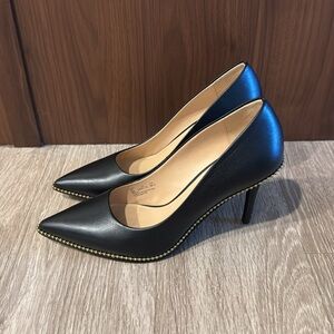 Coach Black Heels with Good Bead Trim - 8